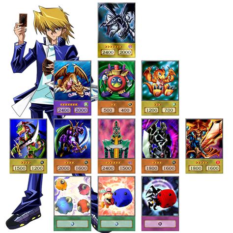 Yugioh Orica 12x Set Joey Wheeler Anime Custom Cards Yu Gi Oh Red