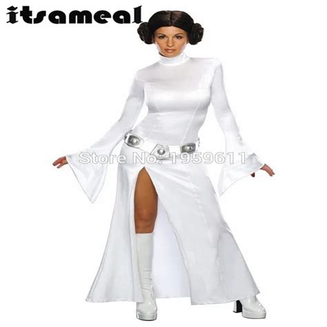 Adult Sexy Star Wars Princess Leia Ladies Fancy Dress Costume Star Wars