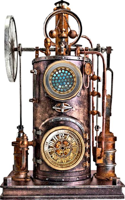 Tube Machine Steampunk Png Transparent Digiscrap