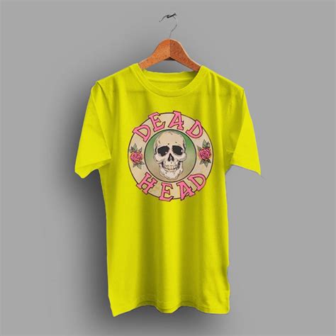 a kind grateful dead head pink skull roses t shirt by hotvero