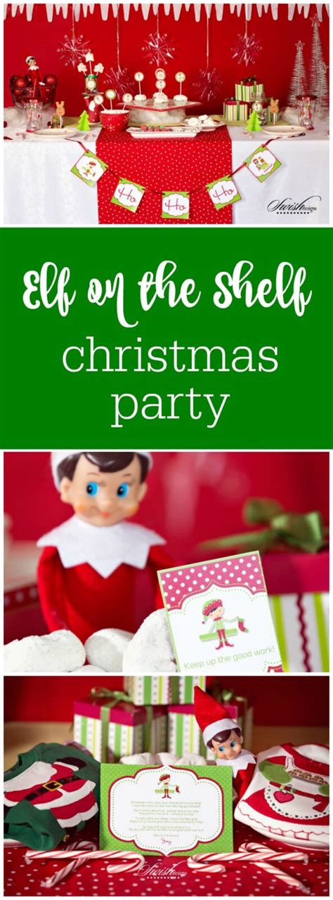 Guest Party Elf On The Shelf Christmas Party And Printables