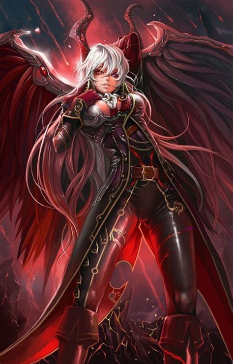 The Queen Of Dragons Fantasy Female Warrior Fantasy Demon Fantasy Art Women