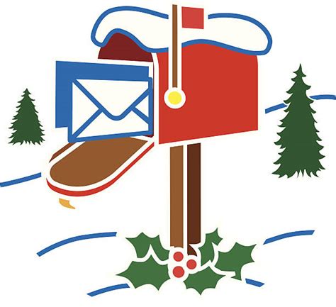 Wednesday, december 18 for friday, december 20 is your last day to get items before december 25 if you are using amazon's for next day service, hermes' last posting date for christmas is noon on sunday, december 22. Best Christmas Mailbox Illustrations, Royalty-Free Vector ...
