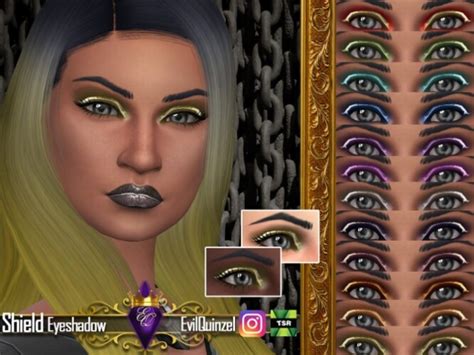 Shield Eyeshadow By Evilquinzel At Tsr Sims 4 Updates