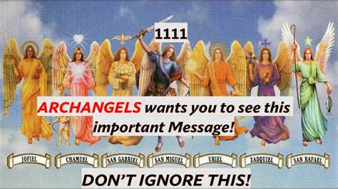 Archangels Have This Message For You See This Now Youtube