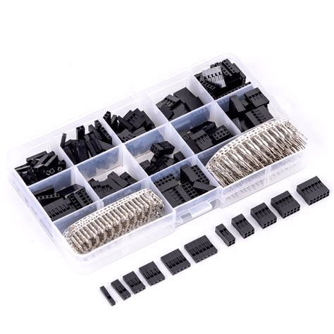620pcs Dupont Wire Cable Jumper Pin Header Connector Housing Kit Male