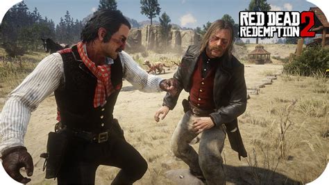 Micah Vs Dutch Duel Mod Red Dead Redemption 2 Npc Fights Youtube