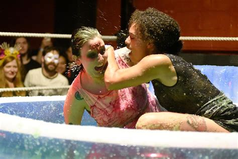 Photos Halloween Themed Jello Wrestling Isexactly What It Sounds