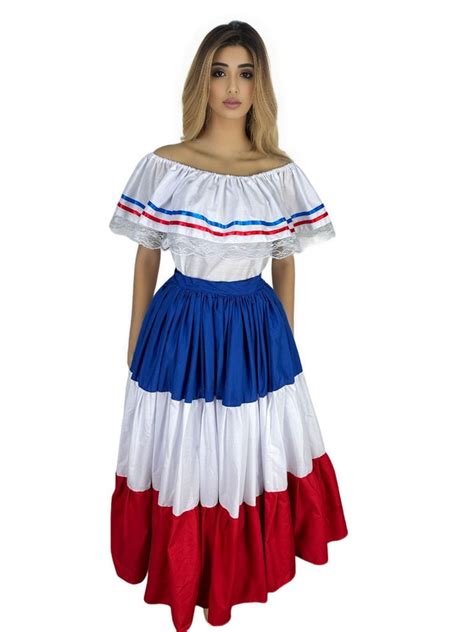Puerto Rico Dress Boricua Dominican Republic And Costa Rican Dancing