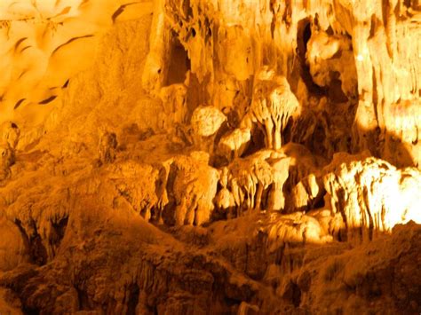 Stalagmite In Amazing Cave