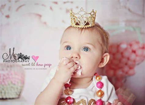 Goldie Baby Princess Gold Crown Headband In Silver Or Pink First