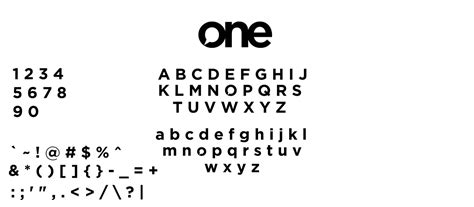 One Font Concept By Therprtnetwork On Deviantart