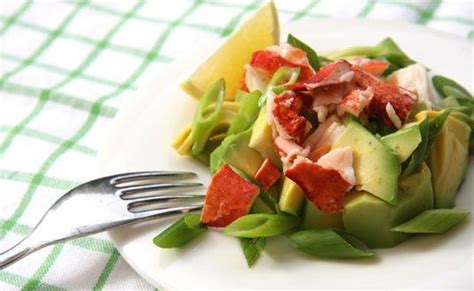 Lobster Avocado And Mango Salad With Lemongrass Vinaigrette Seafood