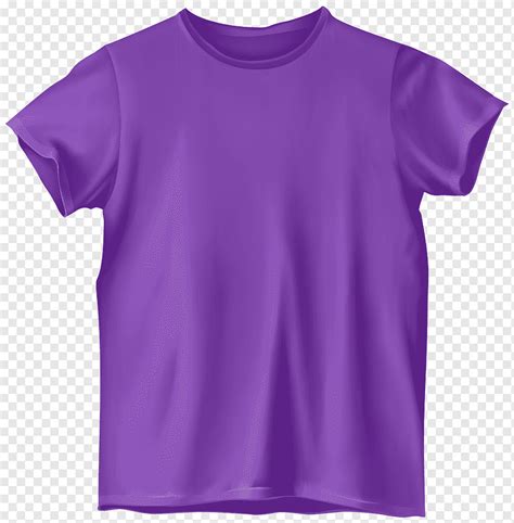 T Shirt Sleeve T Shirts Purple Tshirt Violet Png PNGWing