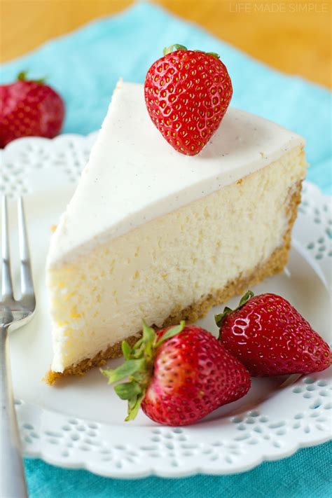 perfect new york cheesecake recipe { video} life made simple