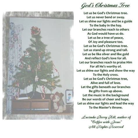 Gods Christmas Tree Christmas Poems Christmas Quotes Christmas