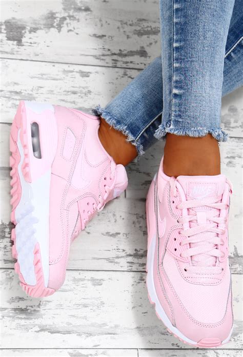 Nike Air Max 90 Baby Pink Trainers Pink Boutique Uk