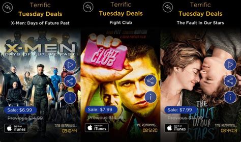 And within a few minutes it showed up in my itunes movie library. Fox Debuts 'Movie of the Day!' App With Daily Discounts on ...