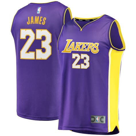 Youth Los Angeles Lakers Lebron James Fanatics Branded Purple 201718