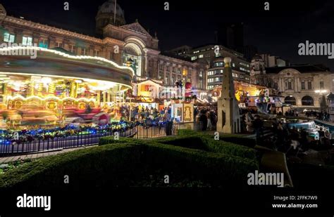 Birmingham Christmas Market Carousel Stock Videos And Footage Hd And 4k