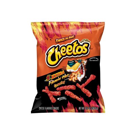 Cheetos Crunchy Xxtra Flamin Hot Sweetandspicy