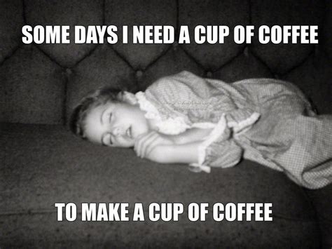 Coffee Meme Card Sleepy Girl Needs To Wake Up Need Coffee