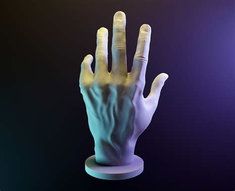 My Hand 3d Print Model Cgtrader