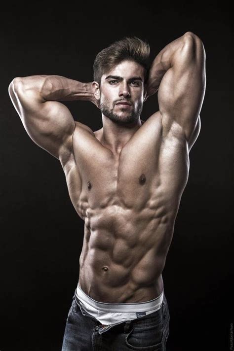 Mario Hervas Shirtless Bodybuilder Supreme Male Beauty Men Athletic Men