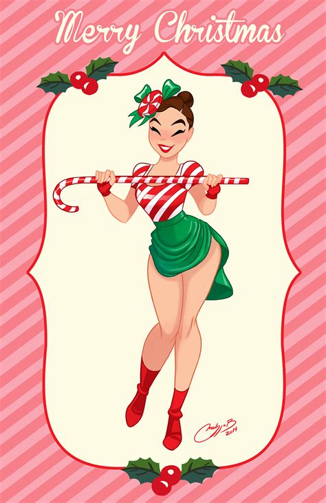 Candy Cane Girl On Behance