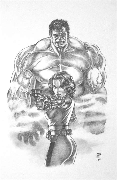 Black Widow And The Hulk Black Widow And Hulk Comic Art Hulk Art