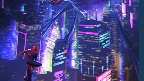 Movie Spider Man Into The Spider Verse Hd Wallpaper By Pol Lerigoleur