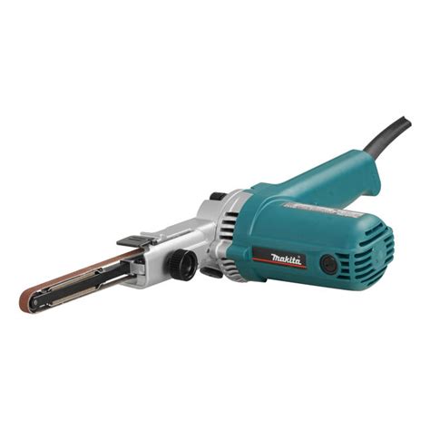 Basically, a belt sander consists of two spinning drums rotating a loop of sandpaper at a high speed. Makita 9032 3/8" X 21" Belt Sander - BC Fasteners & Tools