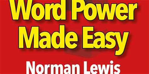 Pdf Word Power Made Easy The Complete Handbook For Building A