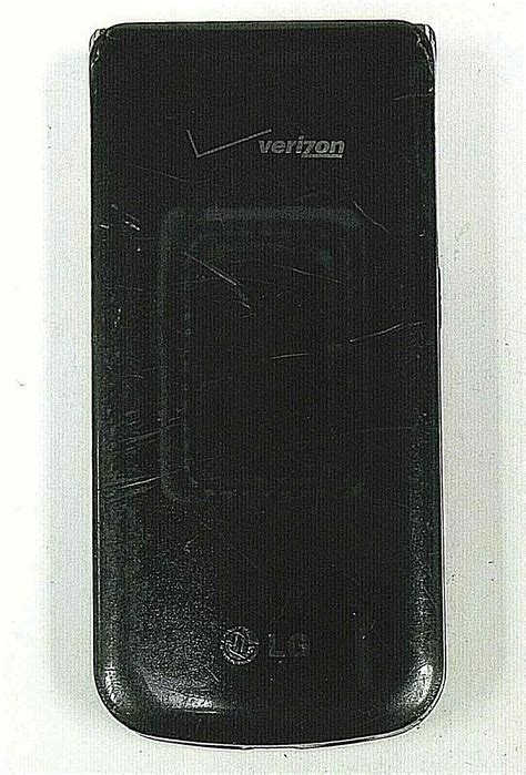 Lg Exalt Vn360 Black Verizon Rare Cellular Flip Phone Bundled