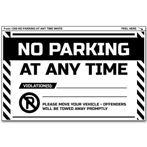 Buy Mess Parking Violation Stickers Hard To Remove 100 Parking