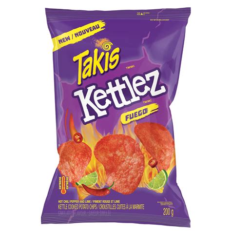 Takis Kettlez Fuego Kettle Cooked Chips 200g71 Oz Imported From