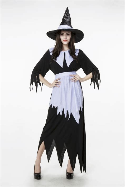 2016 new arrival women sexy black classic halloween witch costume exotic mythology broomstick