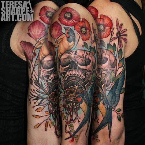 If you need help finding a tattoo design not listed here, get in touch! Skull tattoos by Teresa Sharpe