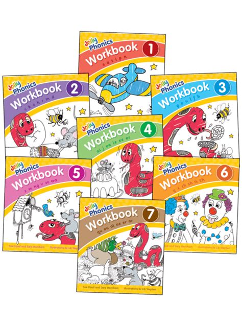 Jolly Phonics Workbooks 1 7 Only €2007 Schoolbooksdirect