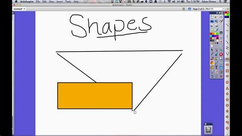 Activinspire Shapes Tool Youtube