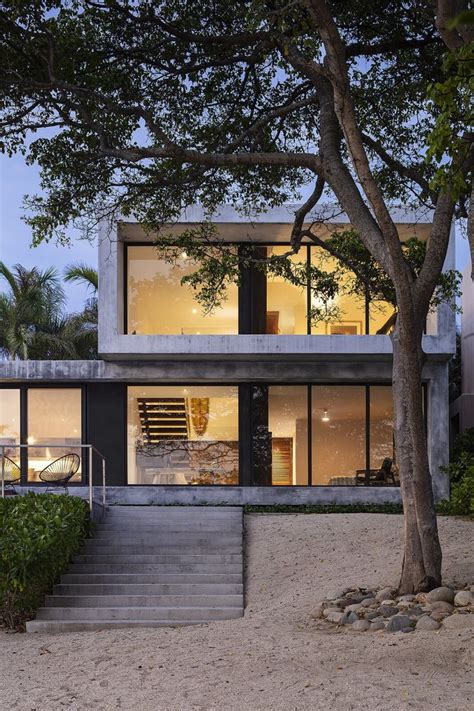 Photo 3 Of 11 In A Concrete Beach House In Mexico Opens A Portal To
