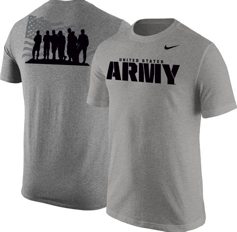 Nike Nike Mens United States Army Grey Troops T Shirt