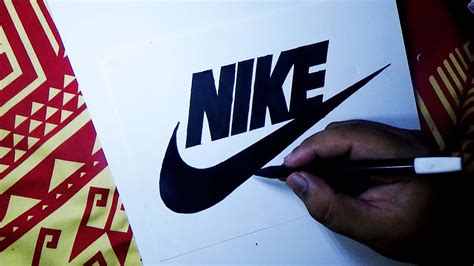 Nike Logo Drawing Step By Step Nike Logo 3d Draw Drawing Word Logos