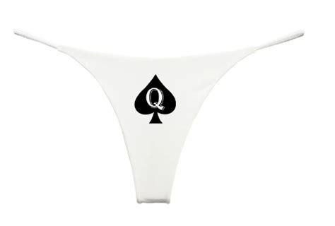 Queen Of Spades Thong Underwear Bbc Qos Hotwife Cuckold Ebay