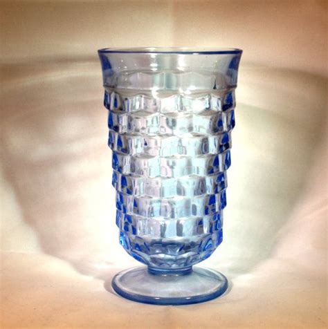 Vintage Blue Glass American Fostoria Icetea By Uniquephillyts4u 6 00 Blue Glass Fostoria