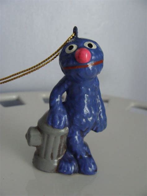 Grover From Sesame Street Christmas Ornament Muppets Inc Etsy
