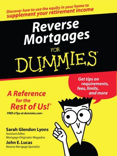 Reverse Mortgages For Dummies Thorndike Large Print Health Home And