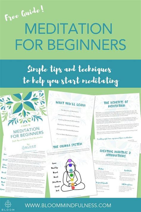 A Free Downloadable Guide To Meditation For Beginners Learn Simple