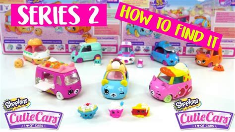 how to find cutie cars series 2 unbox and review on new shopkins cutie cars series 2 youtube