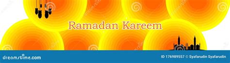 Ramadan Templates With Attractive Colors Stock Illustration